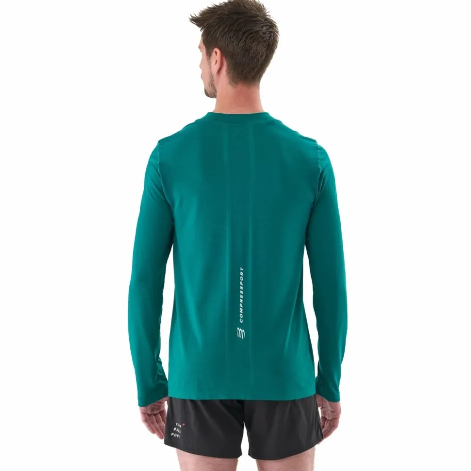 T-Shirts En Tops < Compressport Performance Running hirt met ange Mouwen Heren - torm