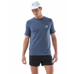 Compressport Performance Running T-Shirt Heren - indigo