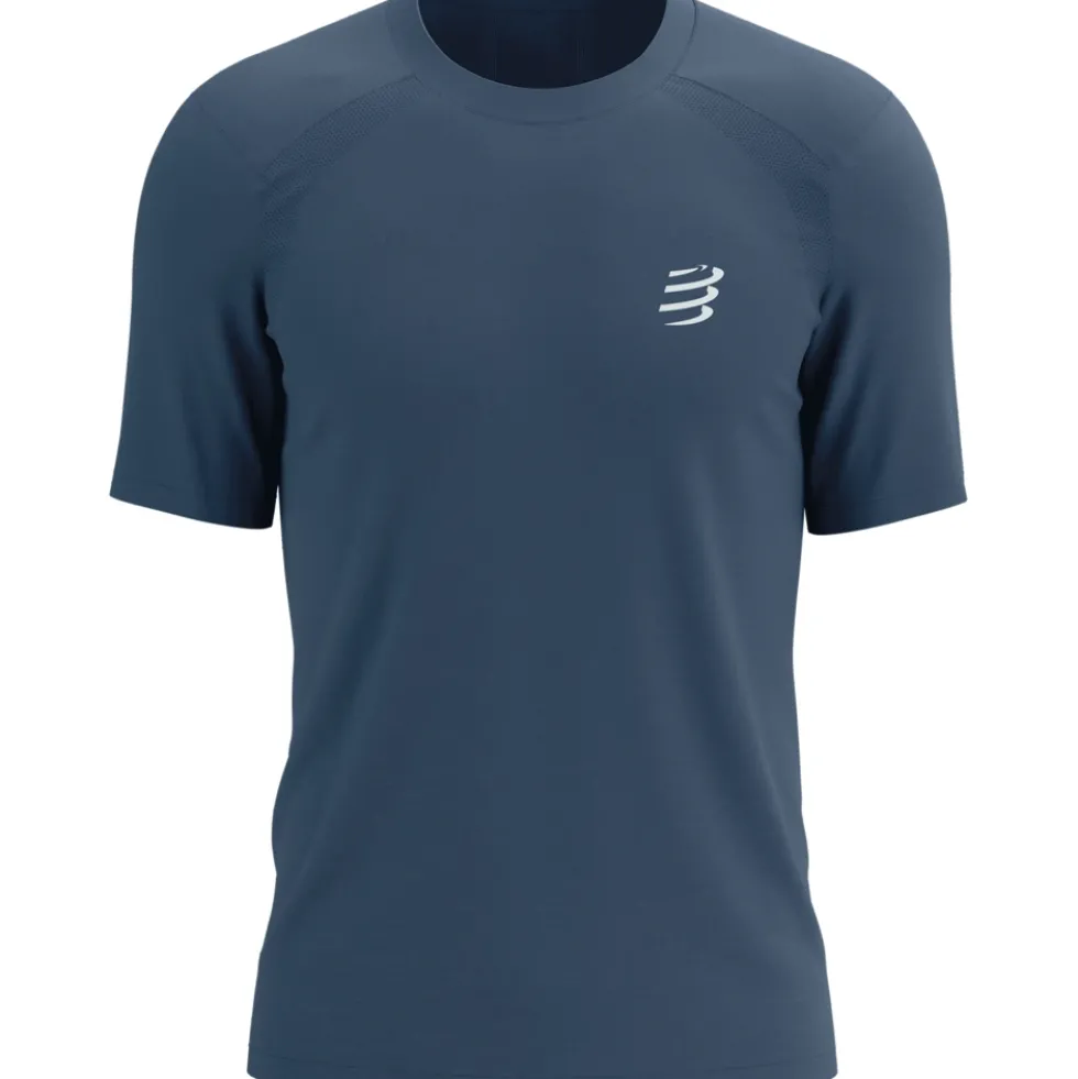 Compressport Performance Running T-Shirt Heren - indigo