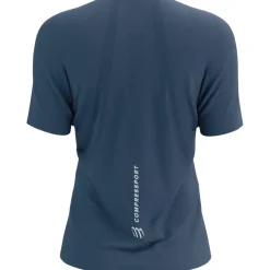 Compressport Performance Running T-Shirt Dames - indigo