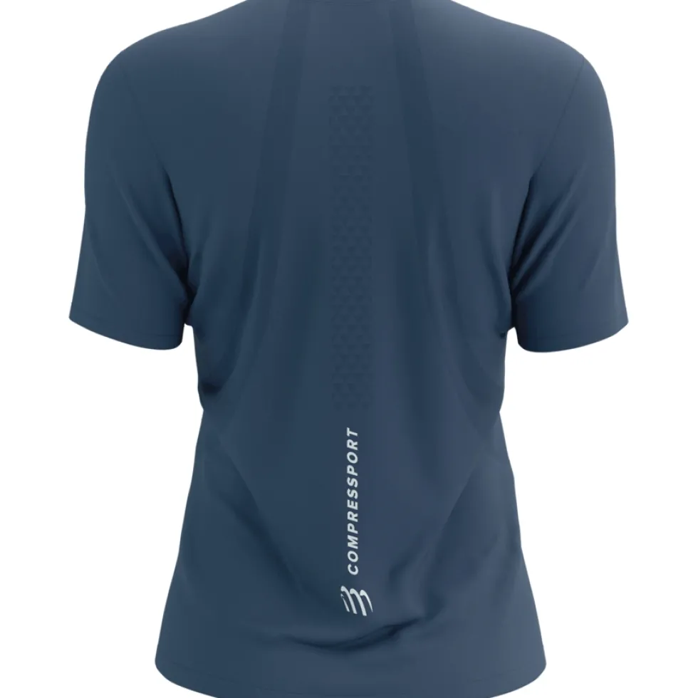 Compressport Performance Running T-Shirt Dames - indigo
