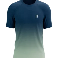 Compressport Performance Running T-Shirt Heren - poseidon/ice flow