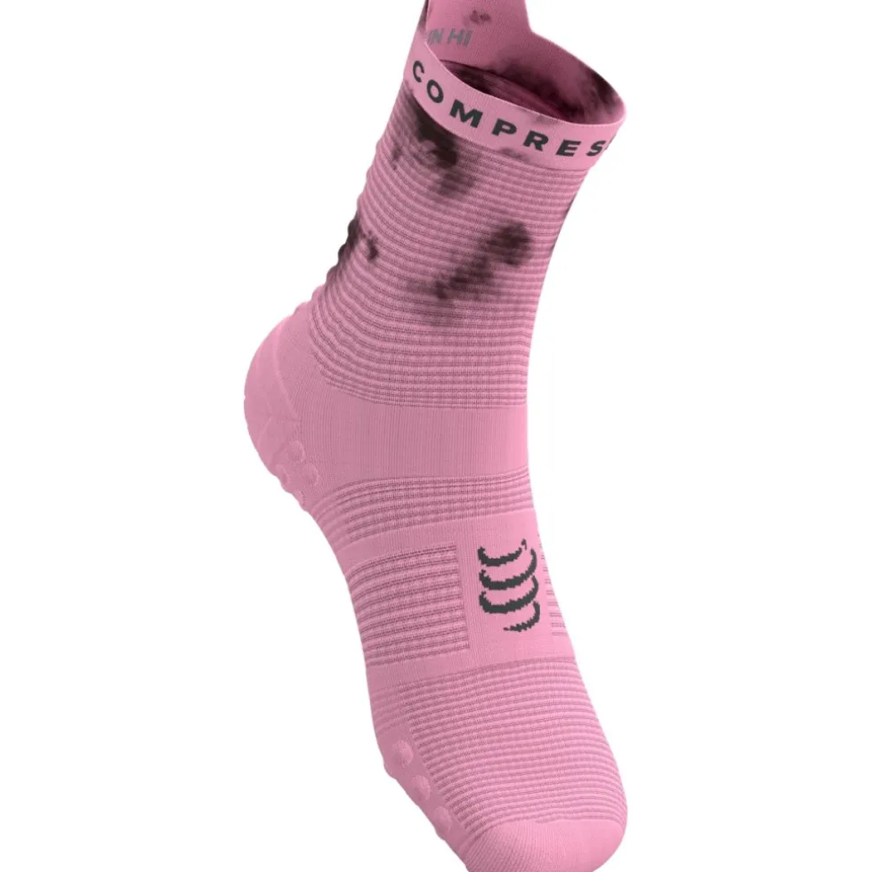 Compressport Pro Racing Compressiesokken v4.0 Run High - Eat My Dust! - Darinda - zephyr tie dye