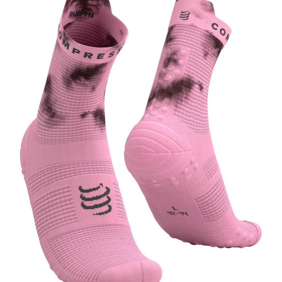 Compressport Pro Racing Compressiesokken v4.0 Run High - Eat My Dust! - Darinda - zephyr tie dye