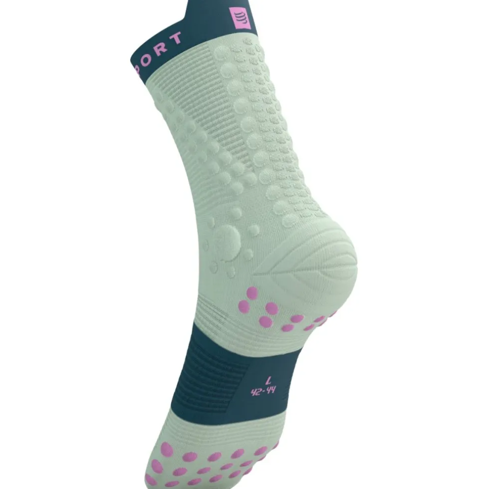 Compressport Pro Racing Compressiesokken v4.0 Trail - almost aqua/stargazer/cyclamen
