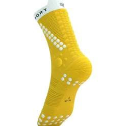 Compressport Pro Racing Compressiesokken v4.0 Trail - citroen/wit