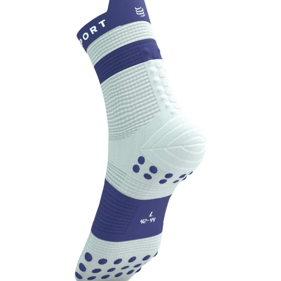 Sokken < Compressport Pro Racing Compressiesokken v4.0 Run High - star white/orient blue