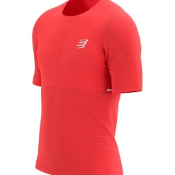 Compressport Pro Racing T-Shirt Heren - fluo red