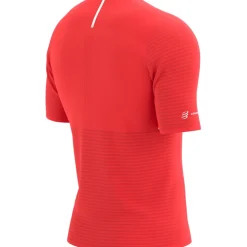 Compressport Pro Racing T-Shirt Heren - fluo red