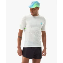 T-Shirts En Tops < Compressport Pro Racing T-Shirt Heren - star white