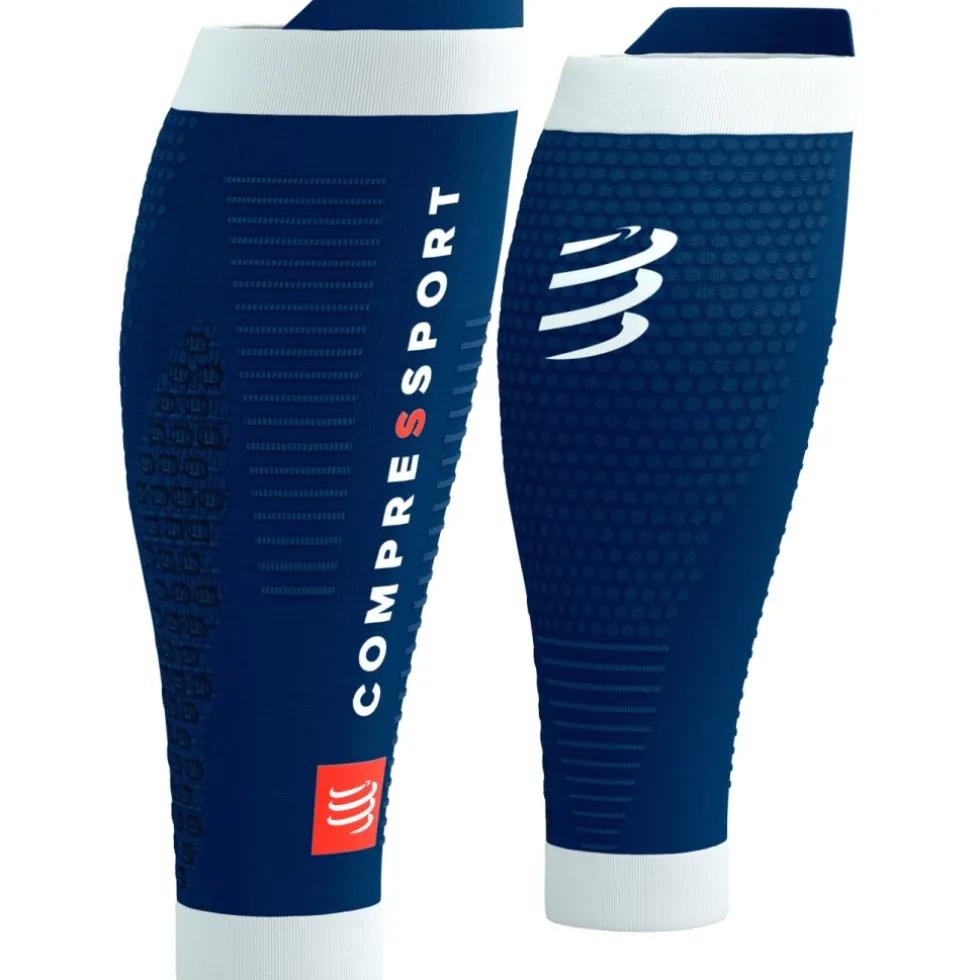 Compressport R2 3.0 Kuitcompressoren - estate blue/white