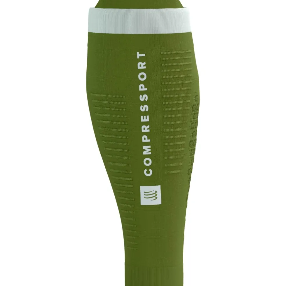 Compressport R2 3.0 Kuitcompressoren - woodbine/white reflective