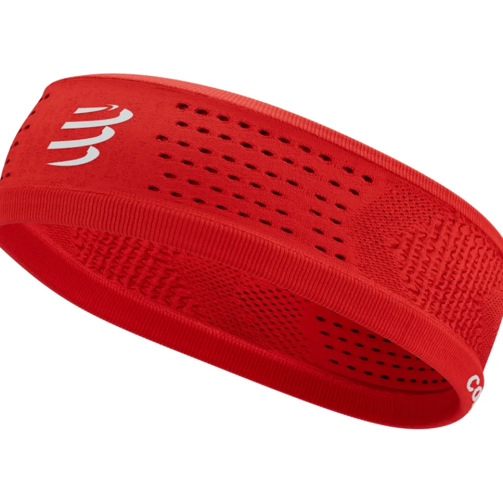 Compressport Thin On/Off Hoofdband - core red/white