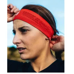Compressport Thin On/Off Hoofdband - core red/white