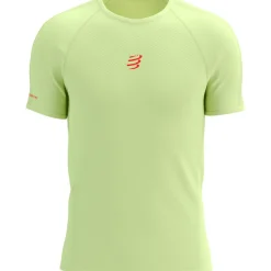 Compressport Trail Racing T-Shirt Heren - shadow lime