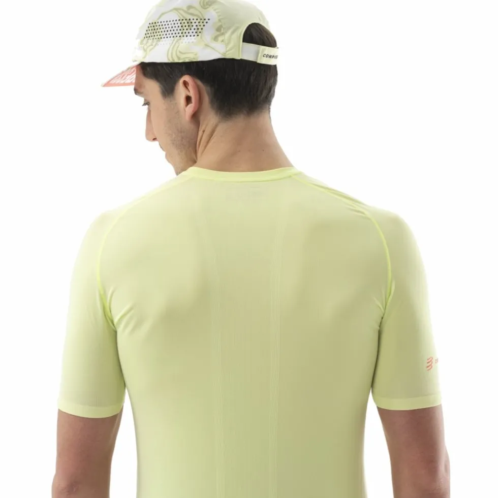 Compressport Trail Racing T-Shirt Heren - shadow lime