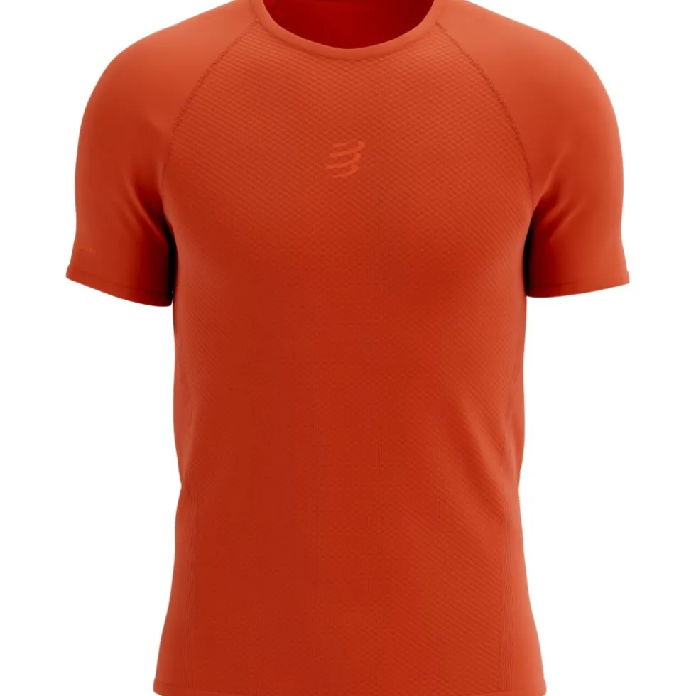 Compressport Trail Racing T-Shirt Heren - tigerlily