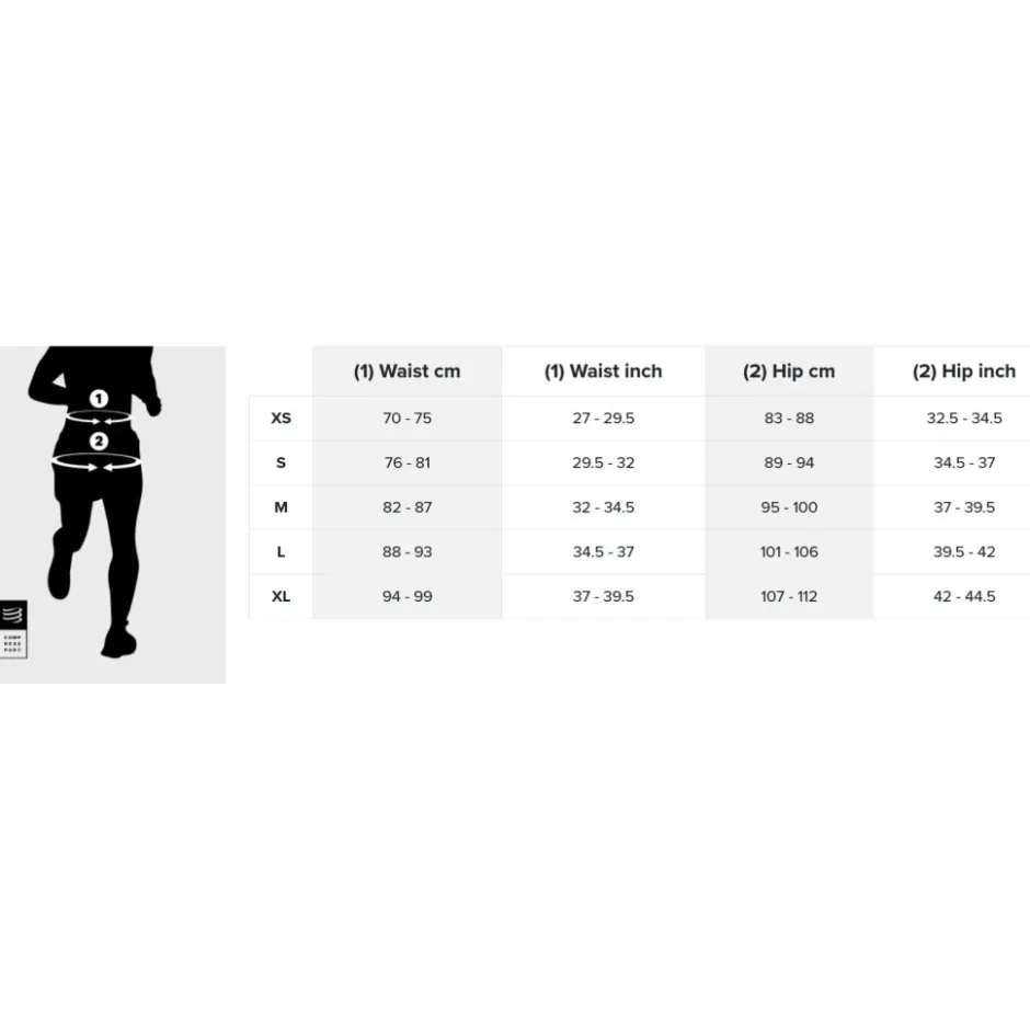 Broeken & Rokken < Compressport Trai Racing 2-in-1 hort Heren - nore bue