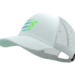 Mutsen < Compressport Trucker Pet - star white/blue-green