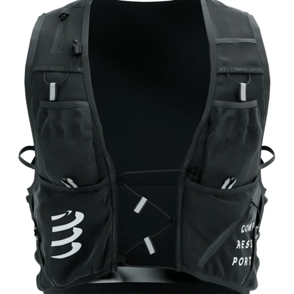Compressport UltRun Evo Pack 10L Drinkrugzak - zwart