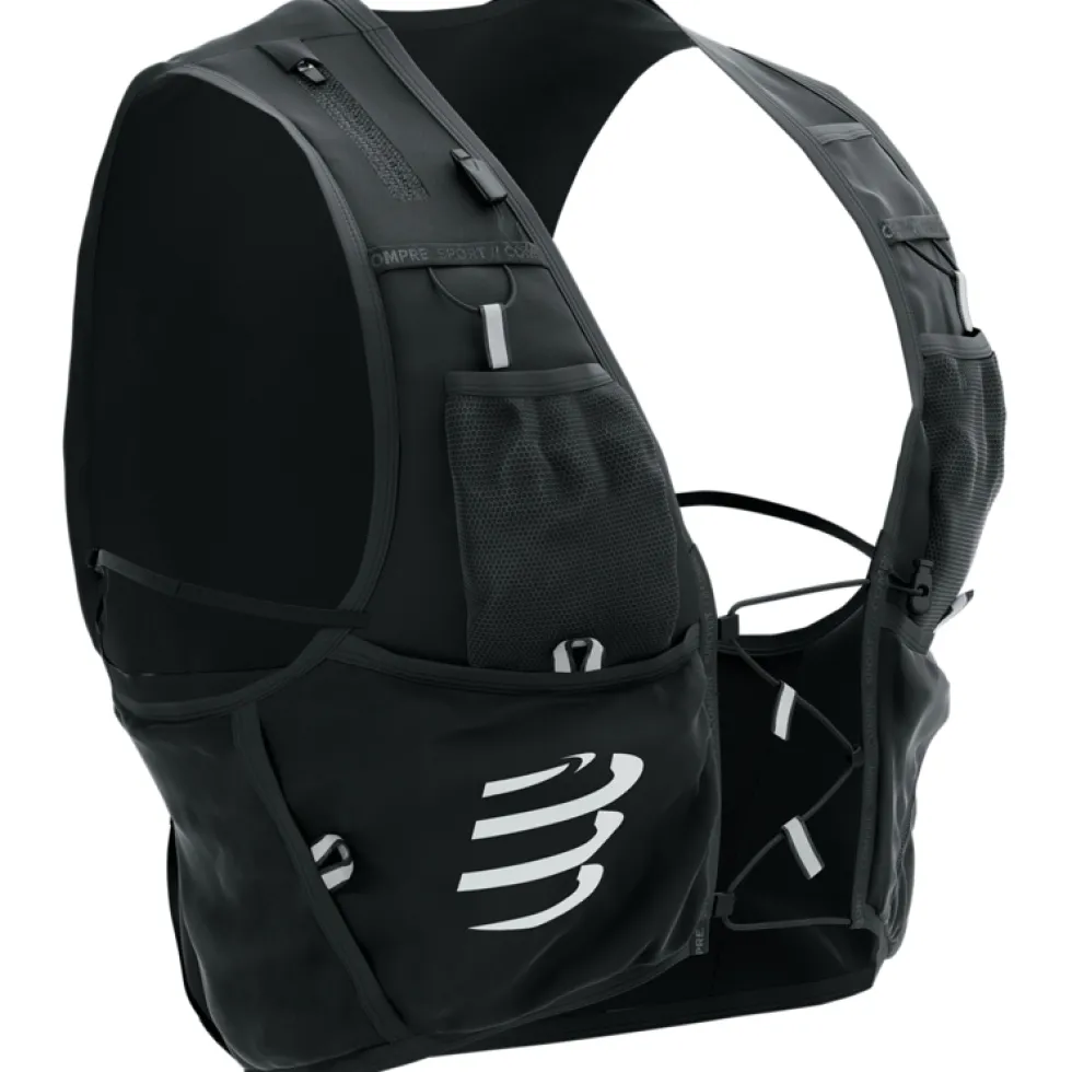 Compressport UltRun Evo Pack 10L Drinkrugzak - zwart