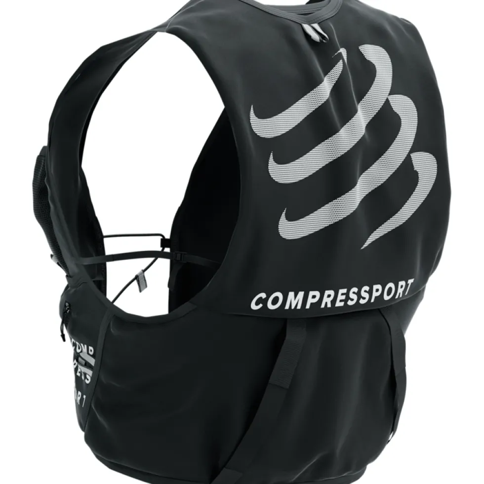 Compressport UltRun Evo Pack 10L Drinkrugzak - zwart