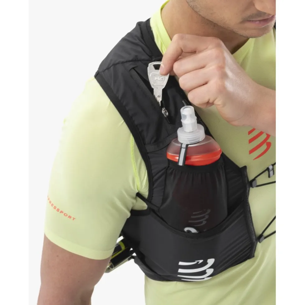 Compressport UltRun Evo Pack 10L Drinkrugzak - zwart