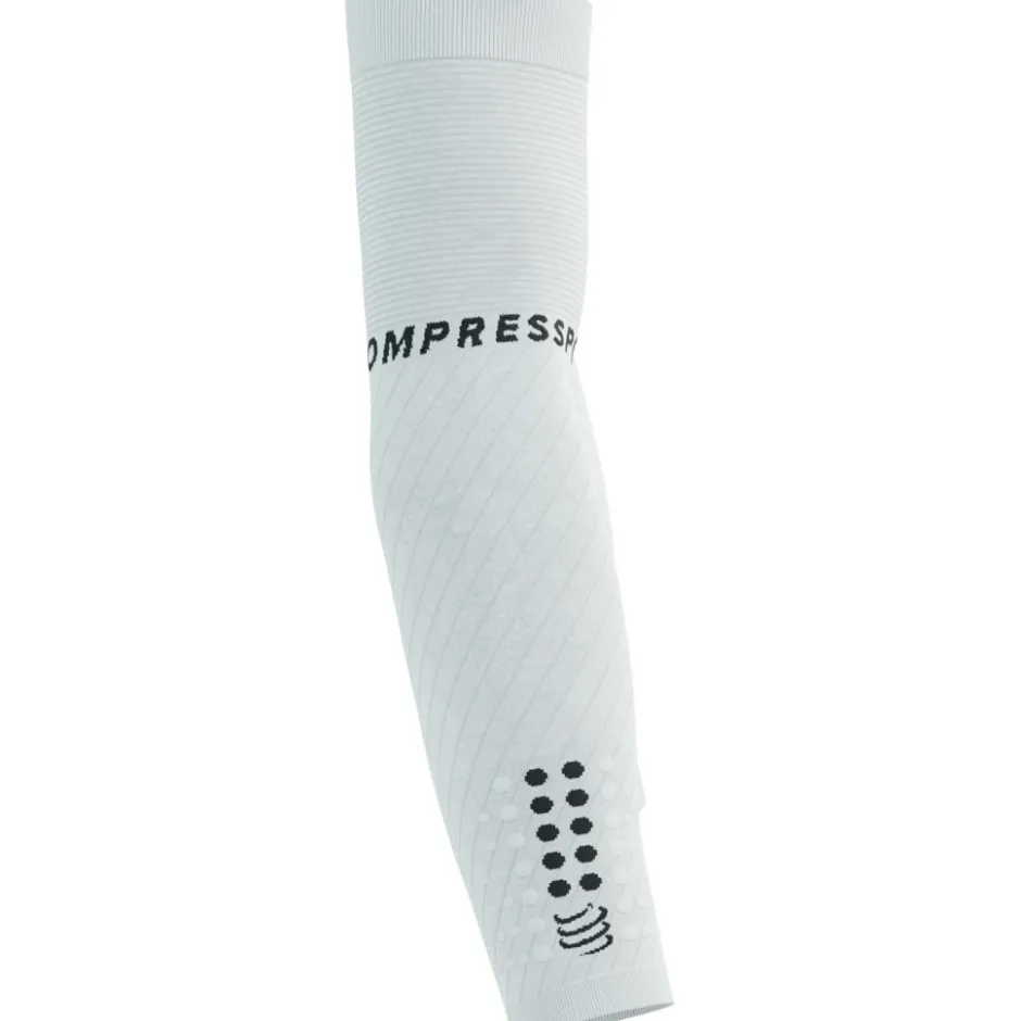 Armwarmers, Beenwarmers & Kniewarmers|Armwarmers, Beenwarmers En Kniewarmers < Compressport ArmForce Ultralight Compressie Armwarmers - wit