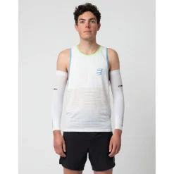Armwarmers, Beenwarmers & Kniewarmers|Armwarmers, Beenwarmers En Kniewarmers < Compressport ArmForce Ultralight Compressie Armwarmers - wit