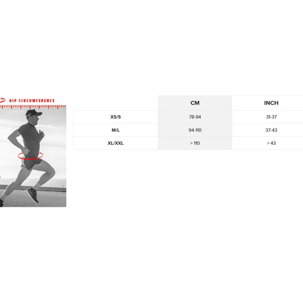 Compressport Free Mini Hardloopriem - zwart