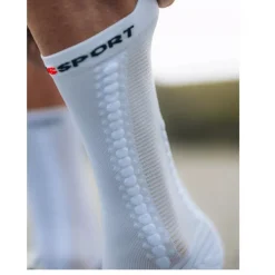 Compressport Pro Racing Bike Compressiesokken v4.0 - wit/zwart