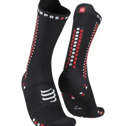 Fietssokken < Compressport Pro Racing Bike Compressiesokken v4.0 - zwart/rood