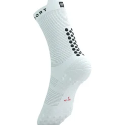 Compressport Pro Racing Compressiesokken v4.0 Run High - white/black/core red