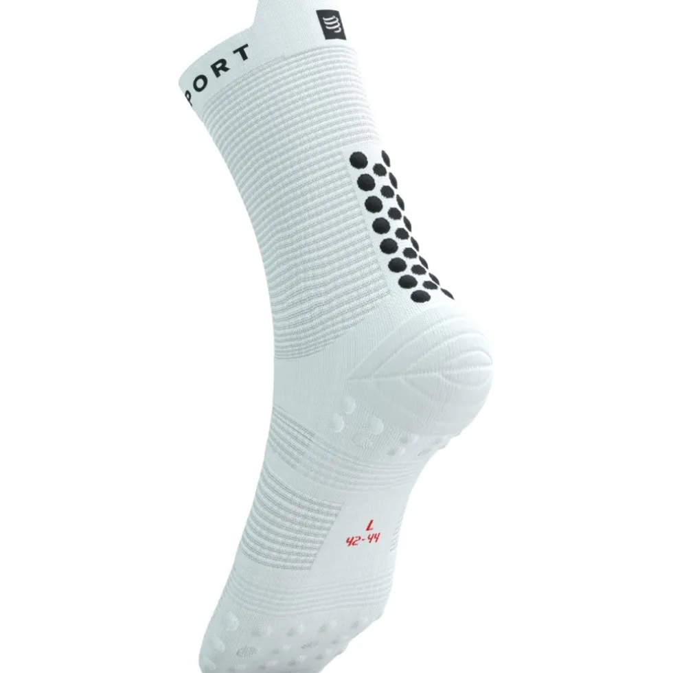 Compressport Pro Racing Compressiesokken v4.0 Run High - white/black/core red