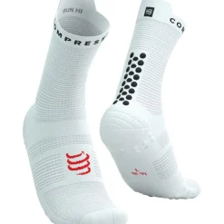 Compressport Pro Racing Compressiesokken v4.0 Run High - white/black/core red