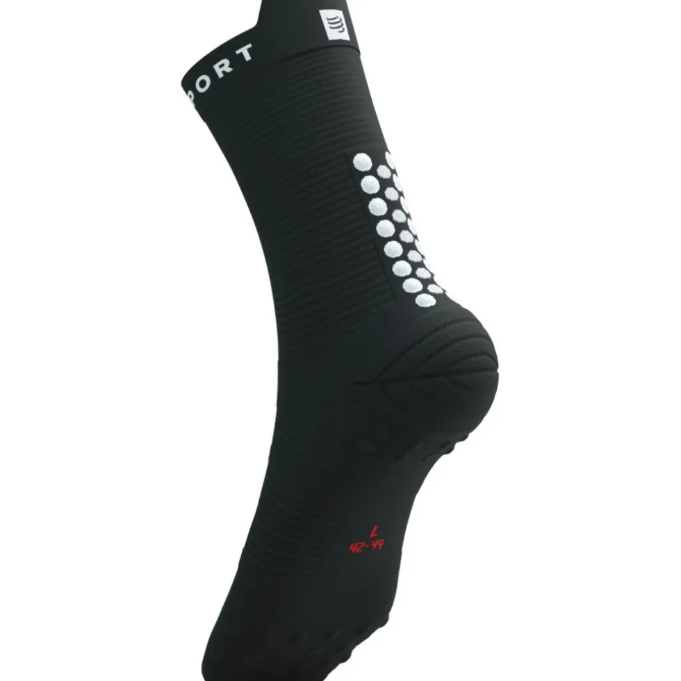 Compressport Pro Racing Compressiesokken v4.0 Run High - black/white/core red