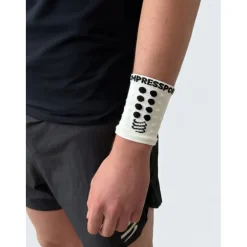 Accessoires < Compressport Racing Zweetband - wit