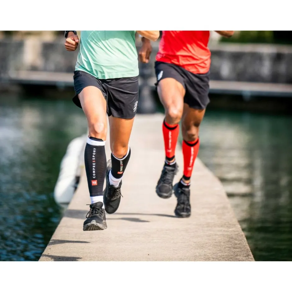 Sportbandages & Braces|Sportbandages & Braces < Compressport R2 3.0 Kuitcompressoren - zwart/wit