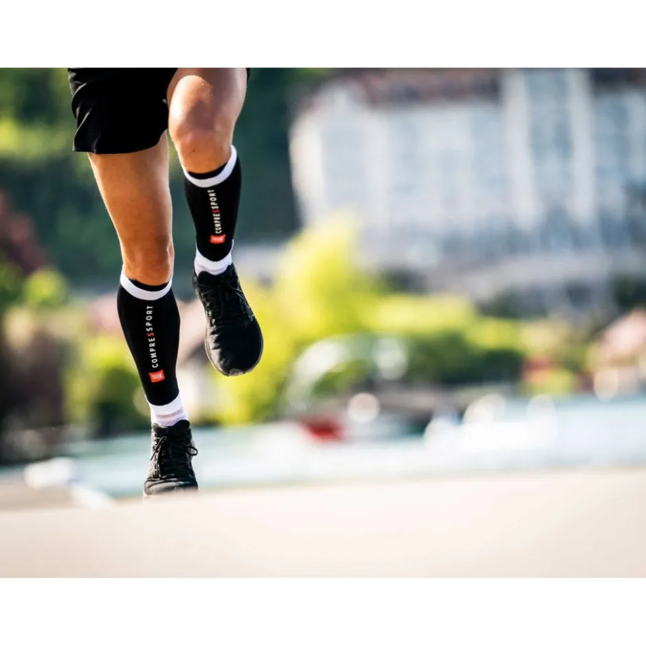 Sportbandages & Braces|Sportbandages & Braces < Compressport R2 3.0 Kuitcompressoren - zwart/wit