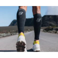 Compressport R2 Oxygen Kuitcompressoren - black/steel grey
