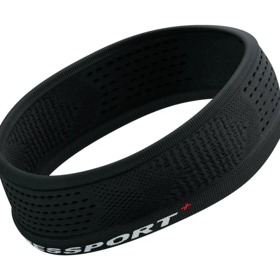Compressport Thin On/Off Hoofdband - zwart/wit