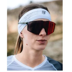 Compressport Thin On/Off Hoofdband - wit/zwart