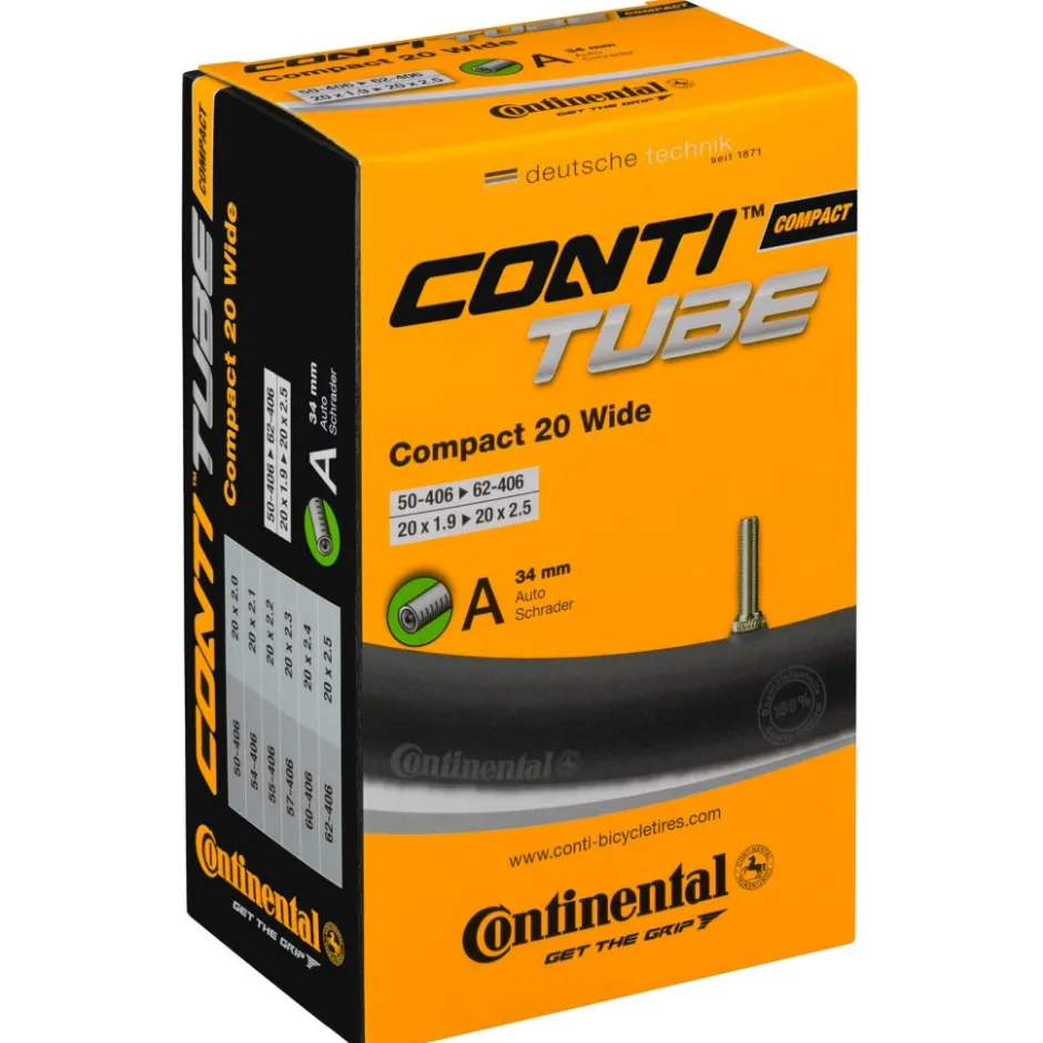 Binnenbanden < Continental Compact Wide Binnenband - 20"