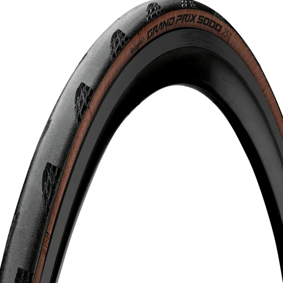 Continental Grand Prix 5000 Vouwband - 25-622 - zwart/transparent