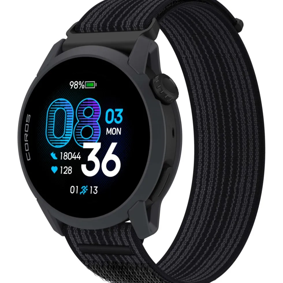COROS PACE 4 GPS Multisporthorloge - Nylon Band - Zwart