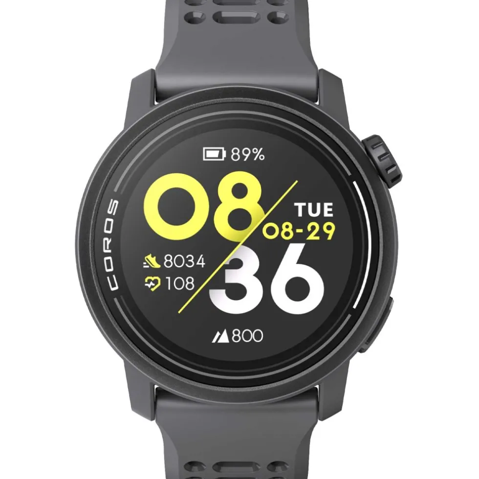 COROS PACE 3 GPS Multisporthorloge - Siliconen Armband - Zwart