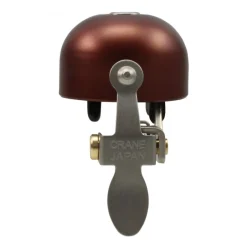 Crane Bell Co. E-NE Fietsbel - bruin