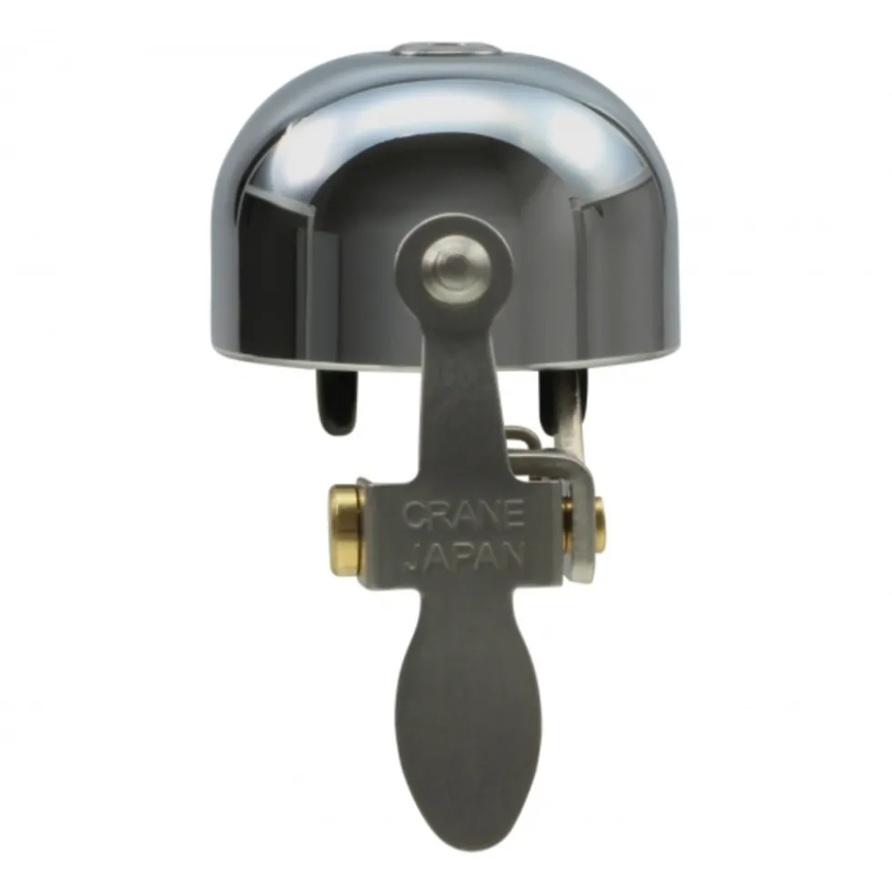 Crane Bell Co. E-NE Fietsbel - chrome plated