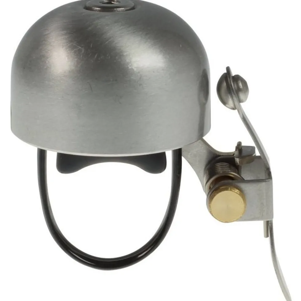 Crane Bell Co. E-NE Fietsbel - matte silver