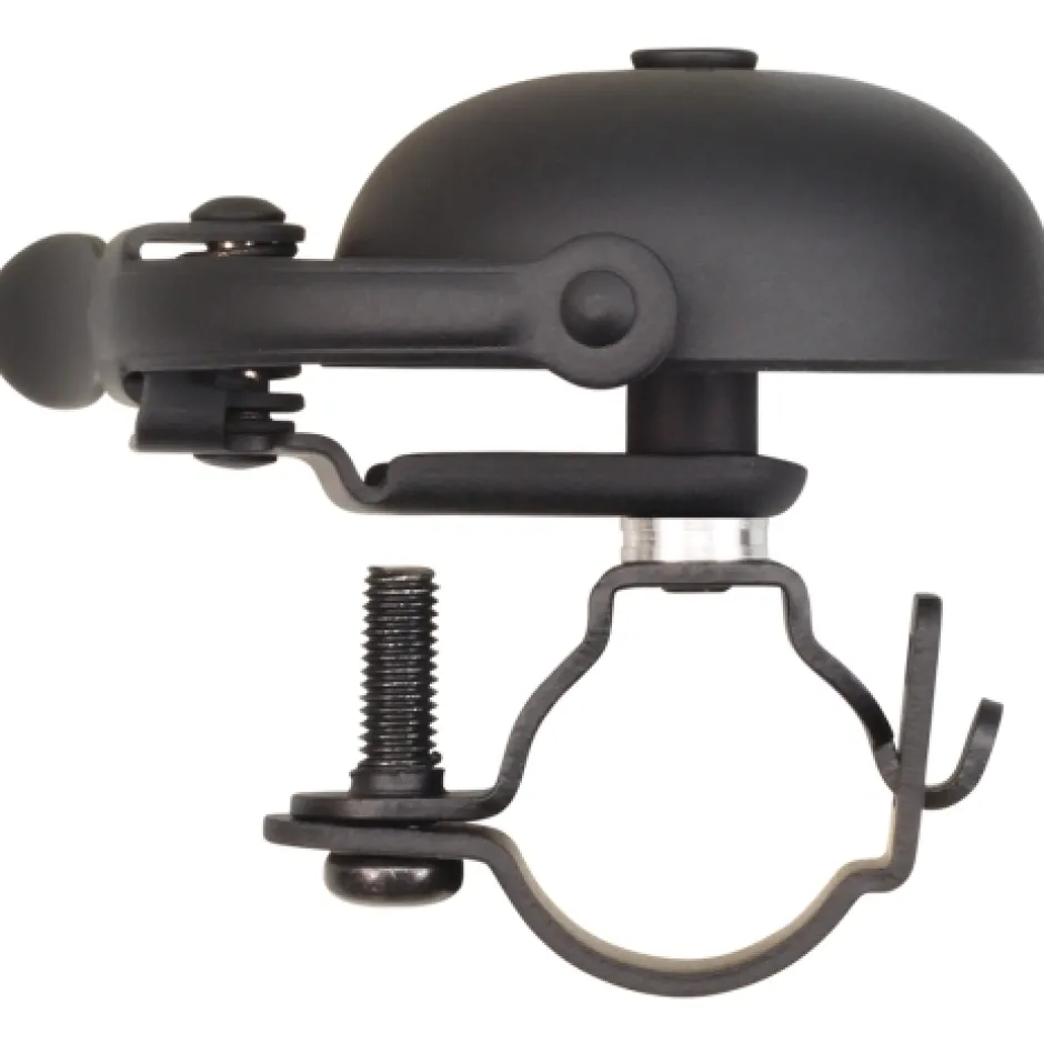 Bellen < Crane Bell Co. Mini Suzu Fietsbel - Steel Band Mount - all black